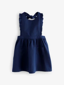 Next bleu vif - Robe d'école Volants Detail Pinafore (3-14yrs) Discount