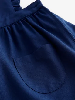 Next bleu vif - Robe d'école Volants Detail Pinafore (3-14yrs) Discount