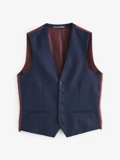Next bleu vif - Signature Gilet de costume Tollegno Online