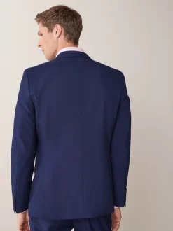 Next bleu vif - - Veste de costume à deux boutons Slim Fit (Slim Fit) Clearance