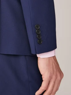 Next bleu vif - - Veste de costume à deux boutons Slim Fit (Slim Fit) Clearance