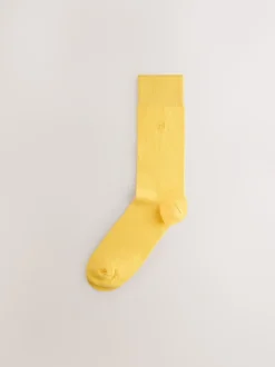 Next Bleu vif/vert/rouge - Lot de 8 - Chaussettes fraîches brodées durables Clearance