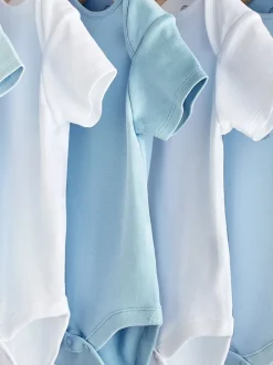 Next Bleu/Blanc - Bodys unis pour bébé