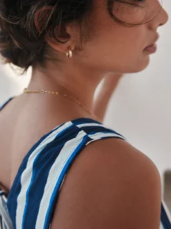 Next Bleu/Blanc - Combinaison d’été en jersey New