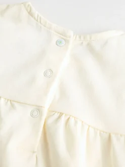 Next Bleu/blanc à fleurs - Ensemble t-shirt et short à volants bébé 6 pièces (0mois-2ans) Discount