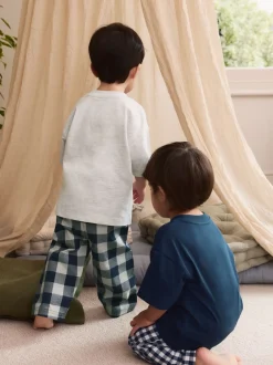 Next Bleu/Blanc - Lot de 2 pyjamas longs à manches courtes (9mois à12ans) Best