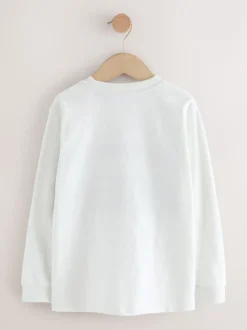 Next Bleu/blanc/vert - T-shirts à manches longues color-block, lot de 3 (3-16ans) New