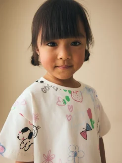 Next Bleu/Crème - Ensemble short haut et cycliste Lot de 2 (3mois7ans) Online