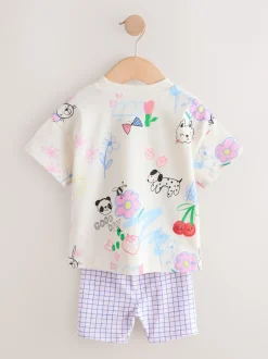 Next Bleu/Crème - Ensemble short haut et cycliste Lot de 2 (3mois7ans) Online