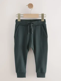 Next Bleu/Fauve Marron/gris anthracite - Lot de 3 joggings super skinny (3mois-7ans) Online