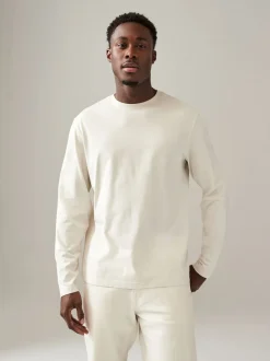 Next Bleu/Grey/Neutre - Ajustement régulier - T-shirt à coupe classique à manches longues en coton 100 %, lot de 5 Discount