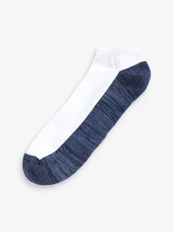 Next Bleu/Gris - Lot de 5 - Chaussettes de sport rembourrées Sale