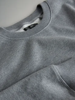 The Set Bleu/Gris - Lot de 3 - Sweat-shirt à Col rond coupe Décontracté Online