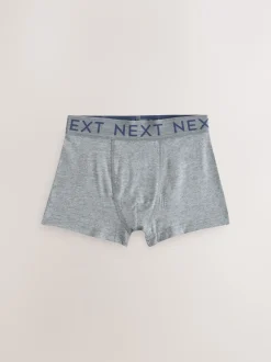 Next - Lot de 10 boxers (1.5-16ans) Bleu/Gris Outlet
