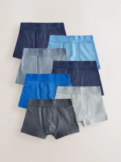Next Bleu/Gris - Lot de 7 boxers (2-16ans) Outlet