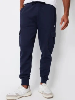Threadbare Bleu/Gris - Joggers Cargos Style 2 Lot Online