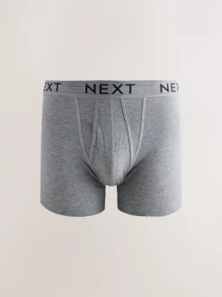 Next - Coupe standard - Caleçon A-Front 10 Pack Bleu/gris chiné