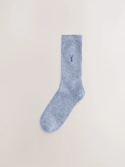 Next Bleu/gris torsadé - Lot de chaussettes épaisses brodées 10 Best