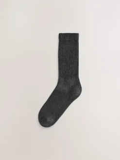 Next Bleu/gris torsadé - Lot de chaussettes épaisses brodées 10 Best