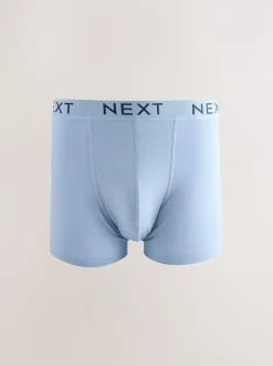 Next - Boxer en coton riche 10 Lot Bleu/gris/noir Hot