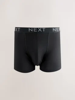 Next - Boxer en coton riche 10 Lot Bleu/gris/noir Hot