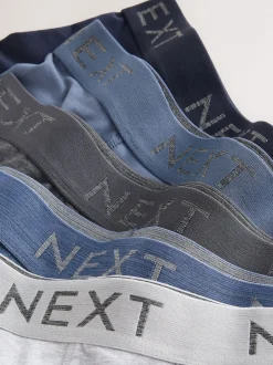 Next - Trunks Boxer 5 Pack Bleu/gris/noir Clearance