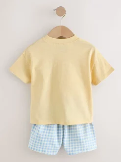Next Bleu/Jaune - Ensemble haut et short Lot de 2 (3mois à7ans) Best