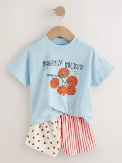 Next Bleu/Jaune - Ensemble haut et short Lot de 2 (3mois à7ans) Best