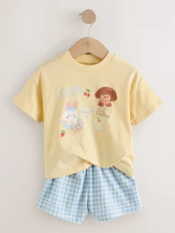 Next Bleu/Jaune - Ensemble haut et short Lot de 2 (3mois à7ans) Best