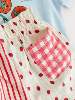 Next Bleu/Jaune - Ensemble haut et short Lot de 2 (3mois à7ans) Best