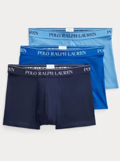 Polo Ralph Lauren - Lot de boxers en coton extensible 3 Bleu/Marine Clearance