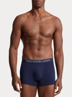 Polo Ralph Lauren - Lot de boxers en coton extensible 3 Bleu/Marine Clearance