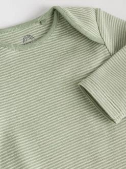 Next Bleu/marron - Lot de 5 bodys à manches longues pour bébé Sale