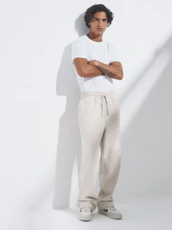 The Set Bleu/marron - Joggings amples 4 Lot Sale