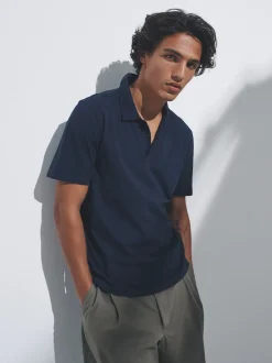 The Set Bleu/Marron/Blanc bleu marine - lot 3 polos en jersey de coton à manches courtes Best