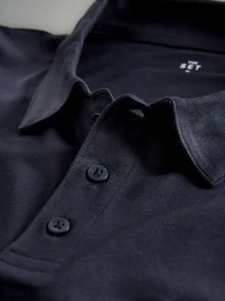 The Set Bleu/Marron/Blanc bleu marine - lot 3 polos en jersey de coton à manches courtes Best