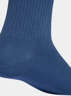 adidas originals Bleu/Noir - Adidas Original 3 - Lot de 3 Chaussettes Col rond Rayures Online