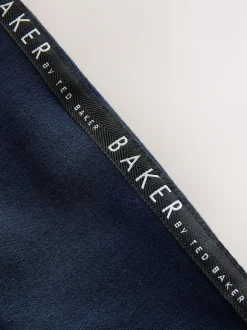 Baker by Ted Baker Bleu/Noir - Barboteuse à manches longues à panneaux New