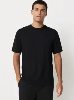 Next - Ajustement régulier - Lot de t-shirts essentiels en coton 6 Bleu/Noir/Orange/Vert/Gris/Blanc écru Outlet