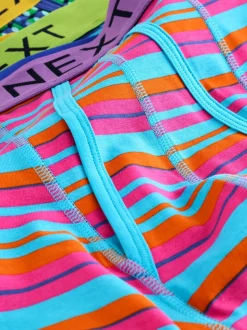 Next - Lot de 10 - Boxers avec ouverture sur le devant Bleu/Orange Pois lumineux Sale