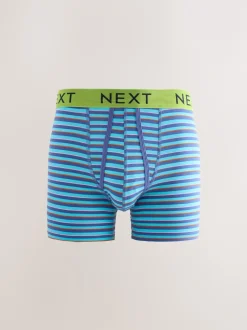 Next - Lot de 10 - Boxers avec ouverture sur le devant Bleu/Orange Pois lumineux Sale