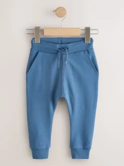 Next - Lot de 5 joggings (3mois-7ans) Bleu/orange rouille/vert kaki Clearance