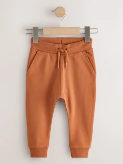 Next - Lot de 5 joggings (3mois-7ans) Bleu/orange rouille/vert kaki Clearance