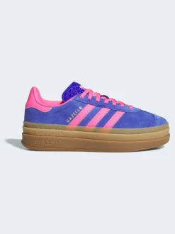 adidas originals - Baskets Gazelle Bold W Bleu/Rose Hot