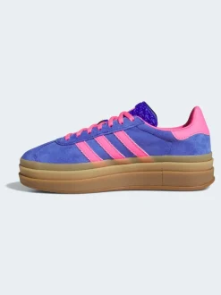 adidas originals - Baskets Gazelle Bold W Bleu/Rose Hot