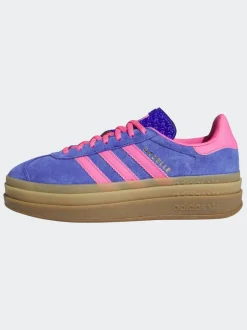 adidas originals - Baskets Gazelle Bold W Bleu/Rose Hot