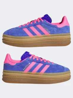 adidas originals - Baskets Gazelle Bold W Bleu/Rose Hot