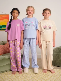 Next Bleu/Rose - Lot de 3 pyjamas (3-16ans) Hot