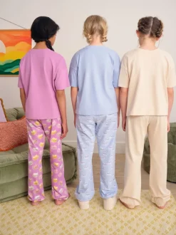 Next Bleu/Rose - Lot de 3 pyjamas (3-16ans) Hot