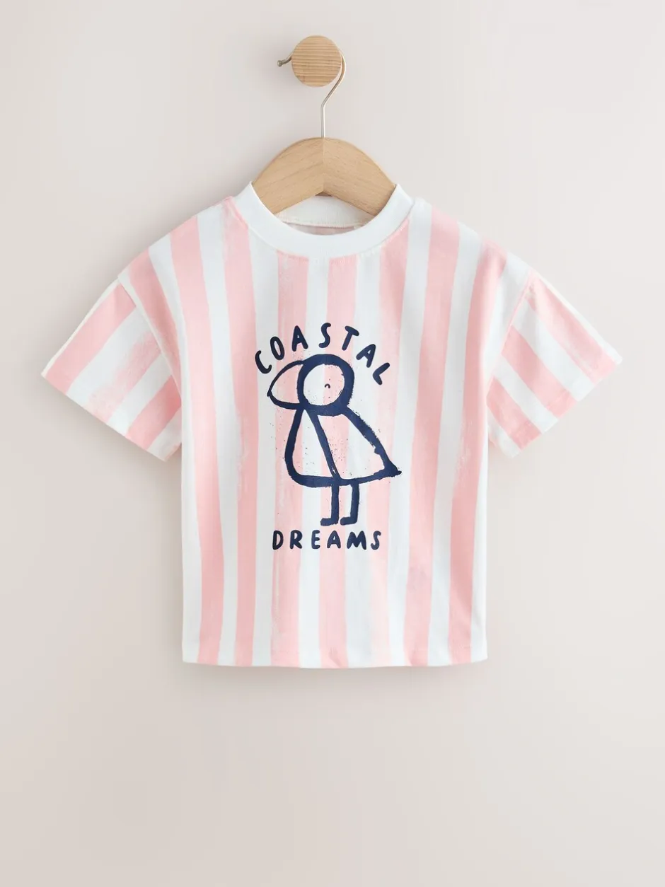 Next Bleu/Rose - Pack T-shirt 4 (3mois-7ans) Discount